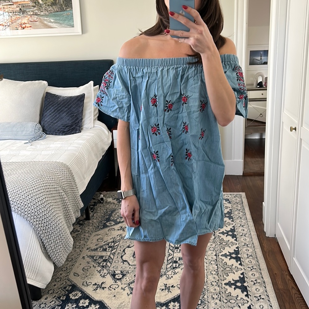 LF off the shoulder dress